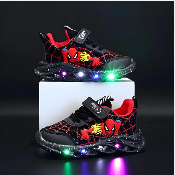 Superheld LED Sneaker - Stoere schoenen met lichtjes voor kinderen