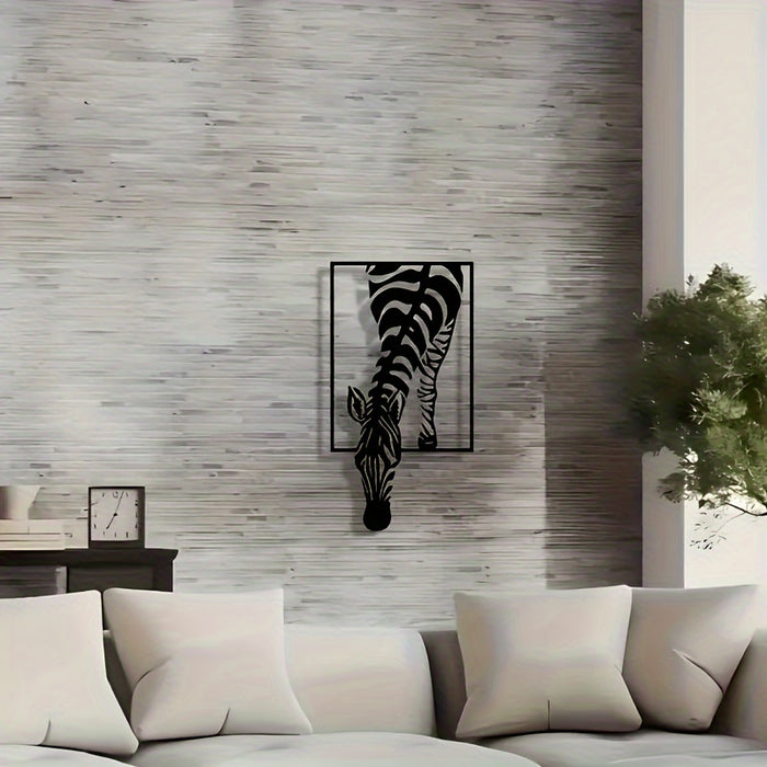 Zebra Silhouet Wanddecoratie - Stijlvolle Elegantie voor Je Ruimte