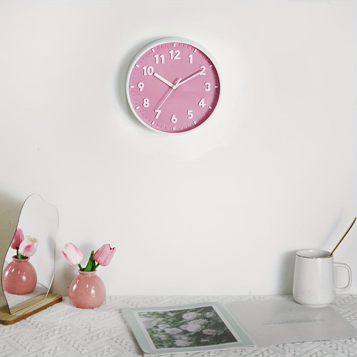 PinkTime Roze Wandklok - Modern en Decoratief voor Elke Kamer