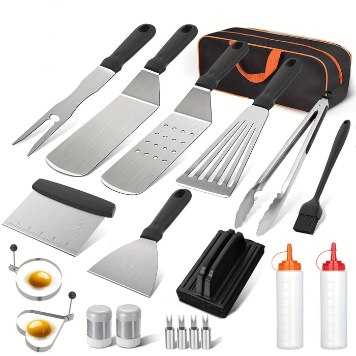 20-delige RVS BBQ Grill Tool Set – Alles wat je nodig hebt voor de perfecte barbecue