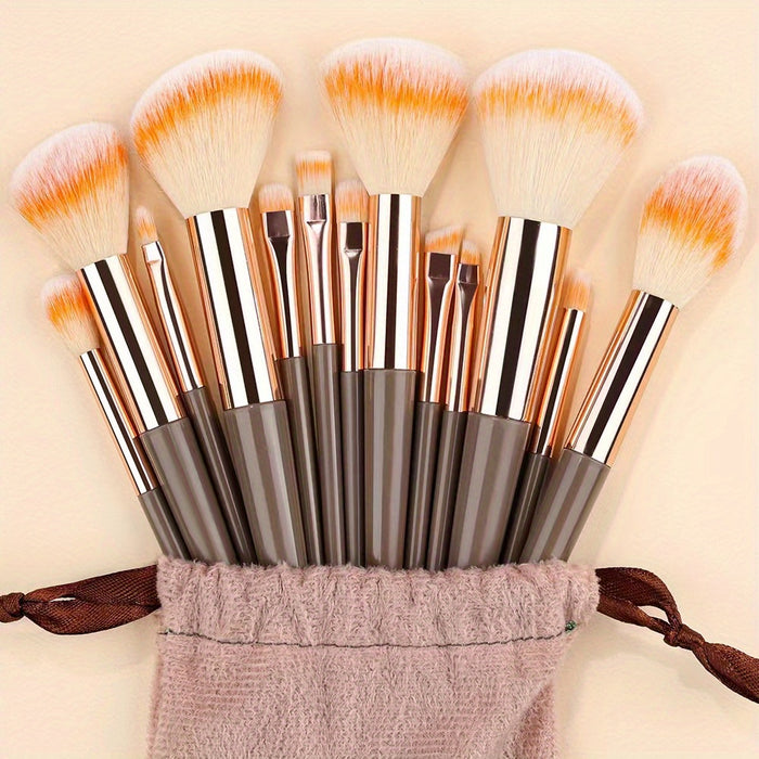 Fluffé Make-up Kwasten Set - Een Perfect Cadeau voor Moederdag