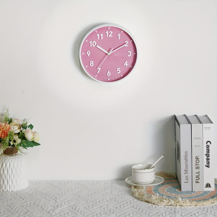 PinkTime Roze Wandklok - Modern en Decoratief voor Elke Kamer