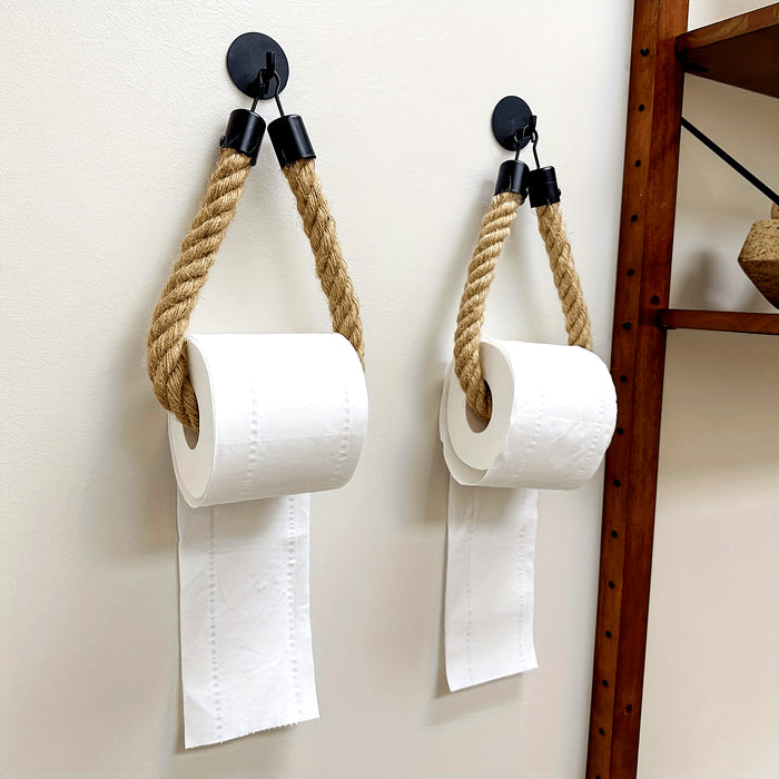 Hemp Rope Toiletpapierhouder - Voor Stijlvolle Badkamers