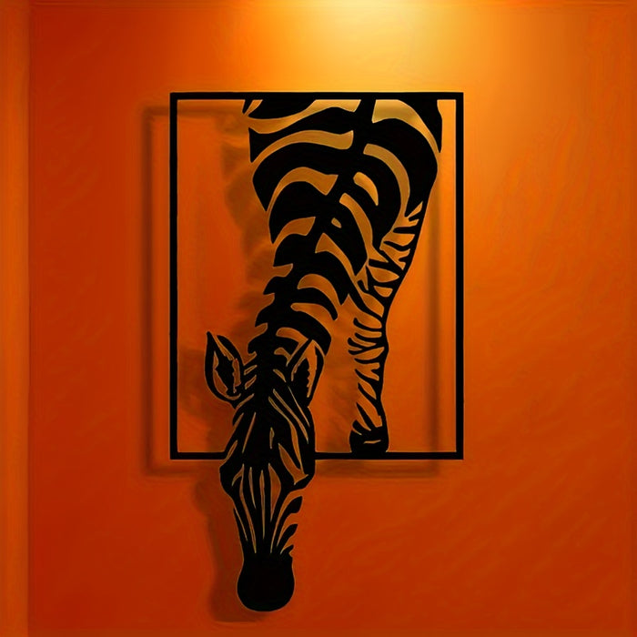 Zebra Silhouet Wanddecoratie - Stijlvolle Elegantie voor Je Ruimte