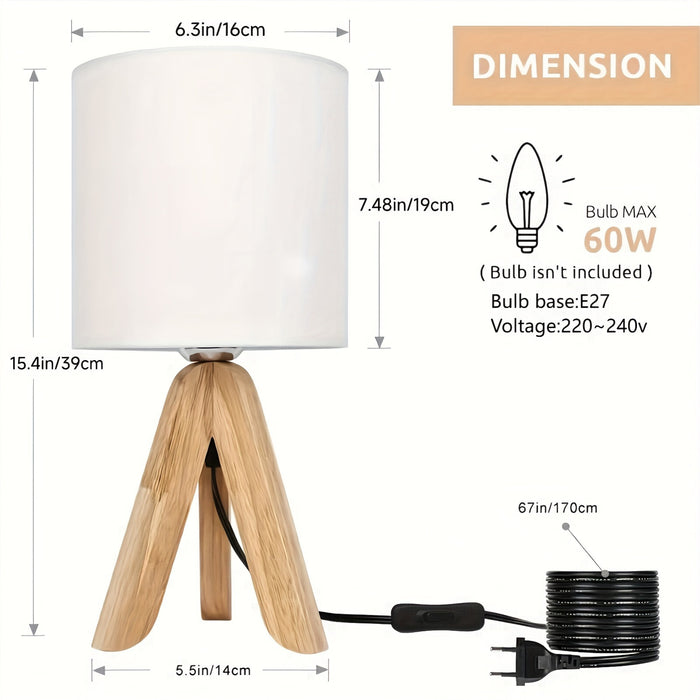 Natuurlijke Lichtstijl Tripod Lamp - Voor Warme en Moderne Verlichting