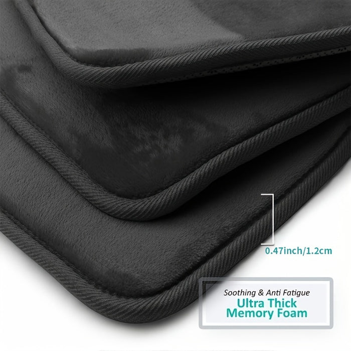 Zachte Memory Foam Badmat Set - Voor Comfort en Luxe