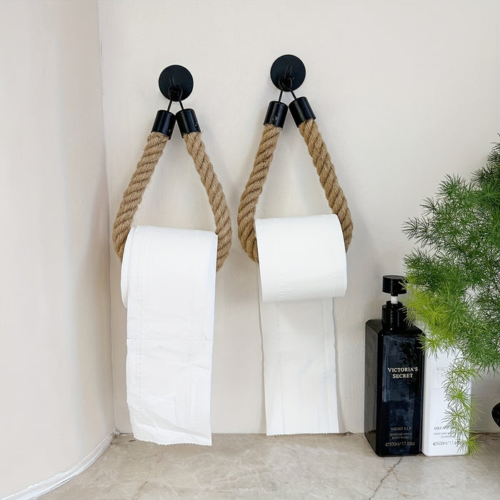 Hemp Rope Toiletpapierhouder - Voor Stijlvolle Badkamers