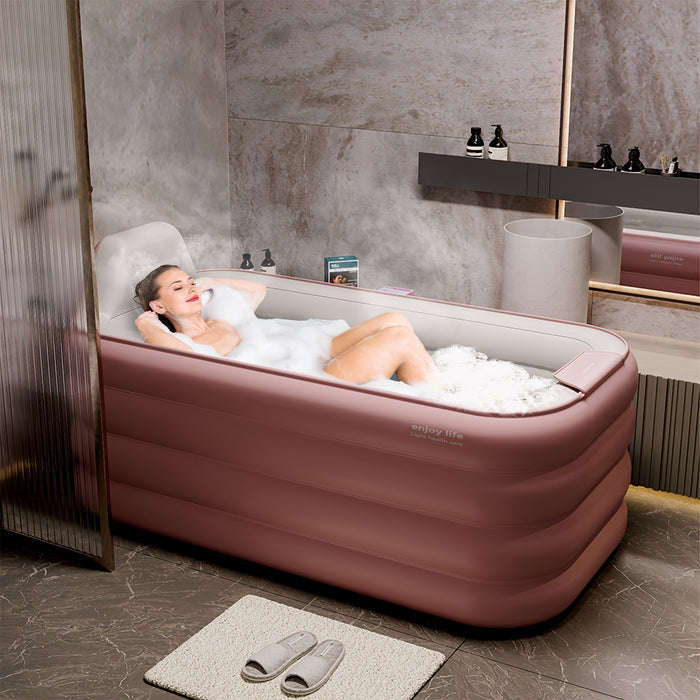 RelaxSpa Opblaasbare Jacuzzi voor Thuis - Snel Droogbare Vouwbare Badkuip voor Spa en Ontspanning