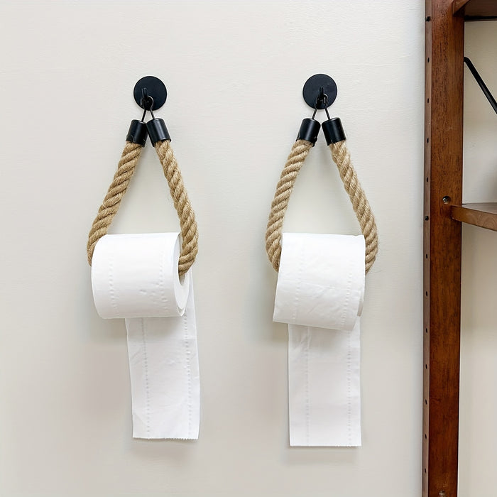 Hemp Rope Toiletpapierhouder - Voor Stijlvolle Badkamers