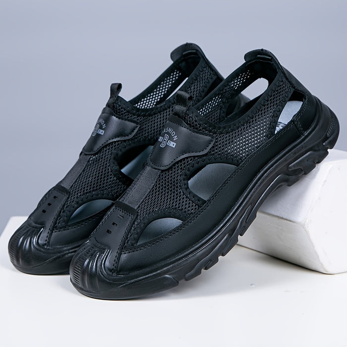 Ademende Mesh Slip-On Schoenen voor Mannen – Perfect voor Zomer, Strand en Buitensporten
