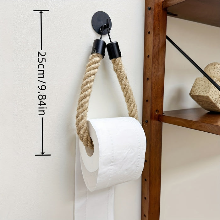 Hemp Rope Toiletpapierhouder - Voor Stijlvolle Badkamers