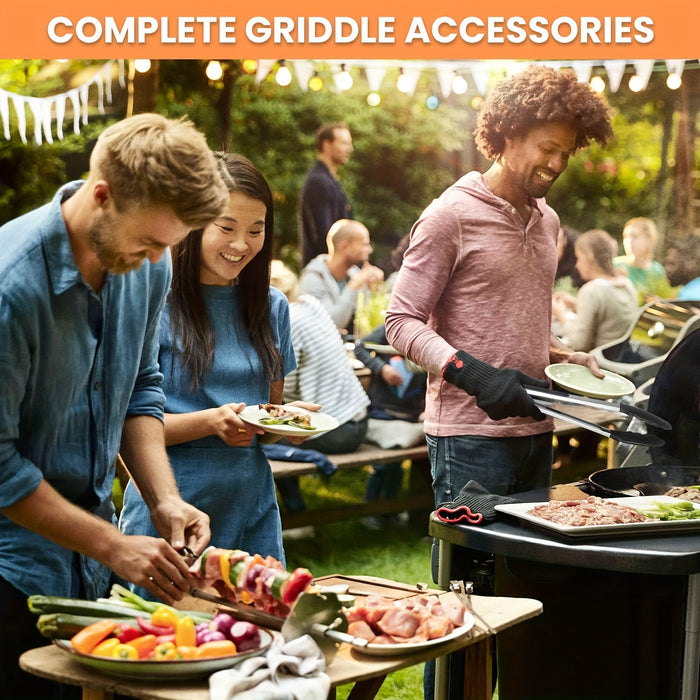 20-delige RVS BBQ Grill Tool Set – Alles wat je nodig hebt voor de perfecte barbecue