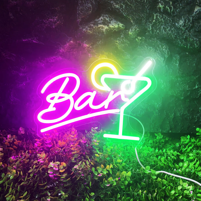 Dimbare LED Neon Bar Sign – USB Aangedreven met Dimmer