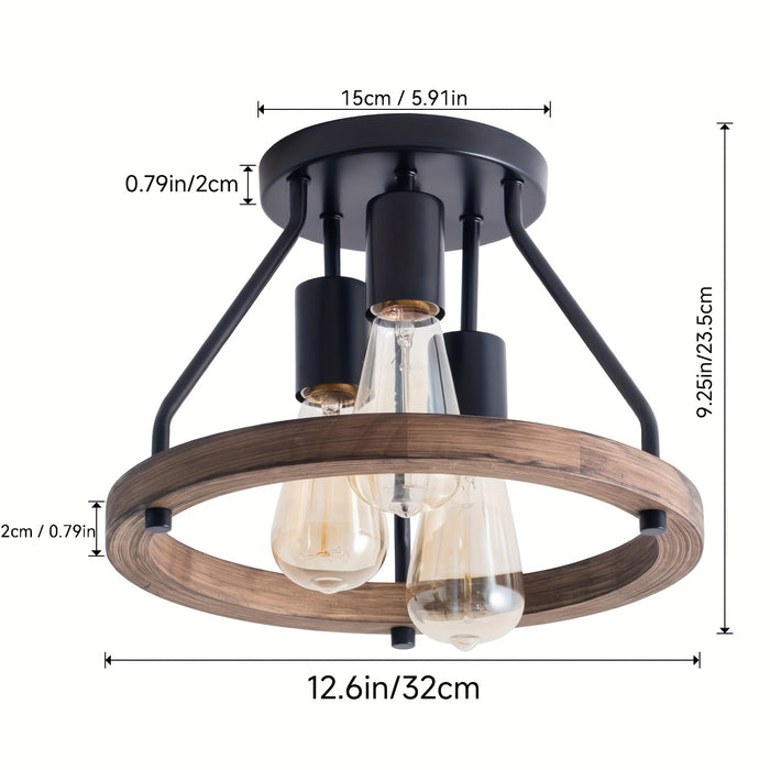 NatuurLicht Drie-Arm Lamp - Voor Sfeervolle Verlichting en Karakter