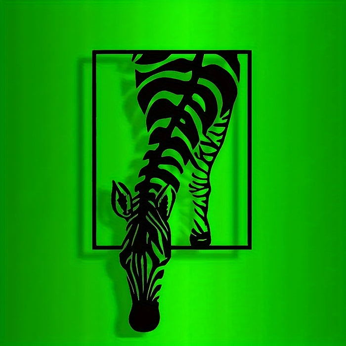 Zebra Silhouet Wanddecoratie - Stijlvolle Elegantie voor Je Ruimte