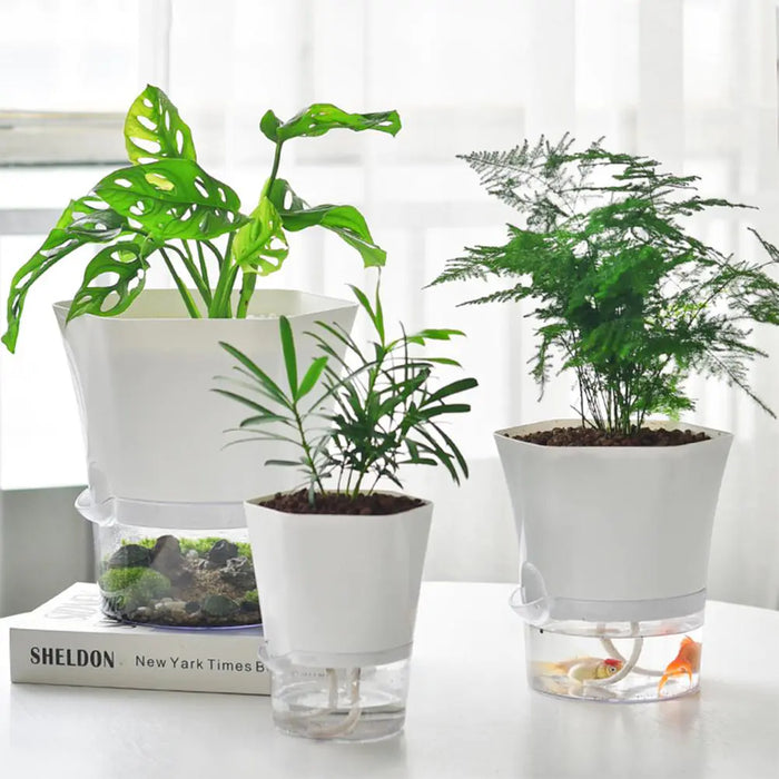 AquaPlanter - Slimme Bloempot en Mini Aquarium in één