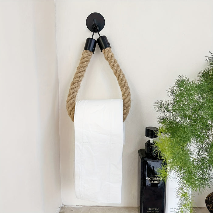 Hemp Rope Toiletpapierhouder - Voor Stijlvolle Badkamers