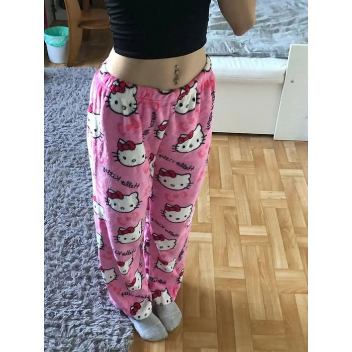 Hello Kitty Damespyjamabroek - Speels en Comfortabel voor Dromerige Avonden