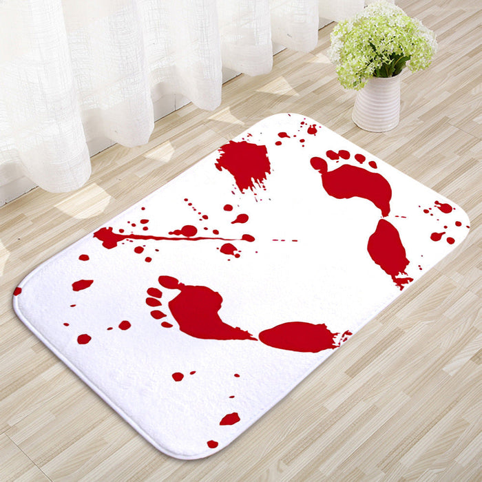 Bloody Footsteps Badmat – Magische Horror Stijl