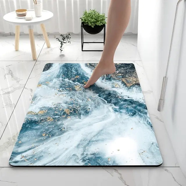 AquaArt Luxe Badmat - Waterabsorberend en Sneldrogend